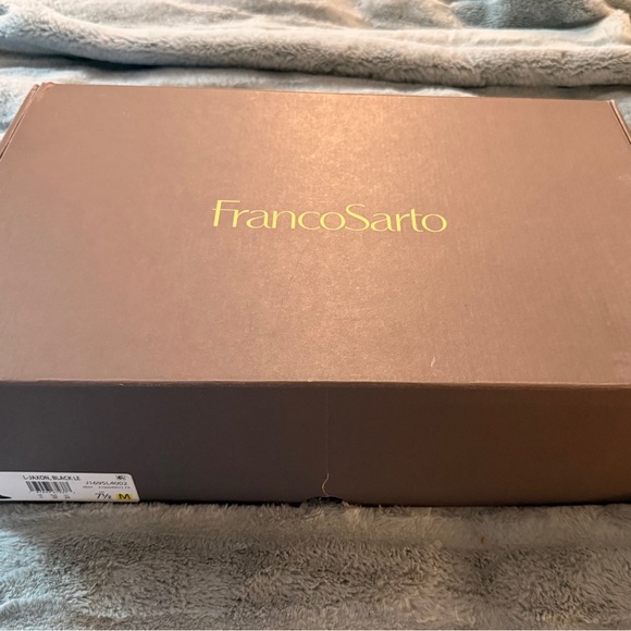 Franco Sarto Jaxon Mid Calf Boots Black Leather NEW Size 7.5M w/ Box - Picture 12 of 16